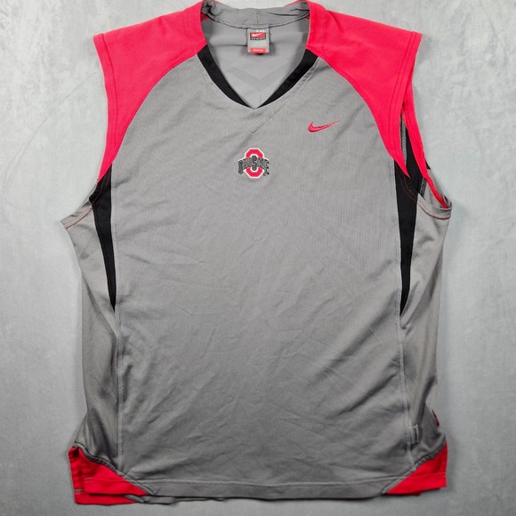 Nike Other - Vintage Nike Ohio State Buckeyes Basketball Jersey Mens XXL Gray Fit Dry Logos